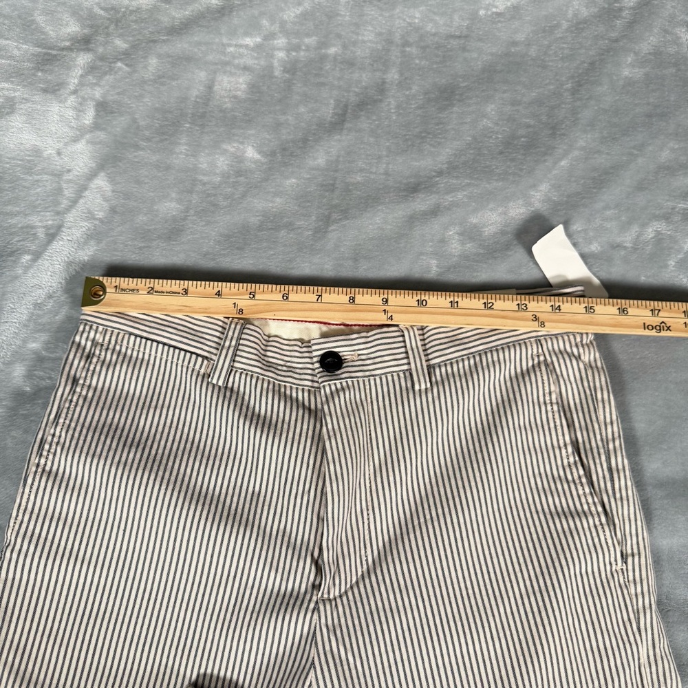 Brooks Brothers Red Fleece Striped Dress Pants Mens 30x34 Skinny Fit Cotton NEW - Picture 8 of 12